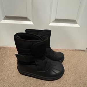 Black Kids Winter Boots